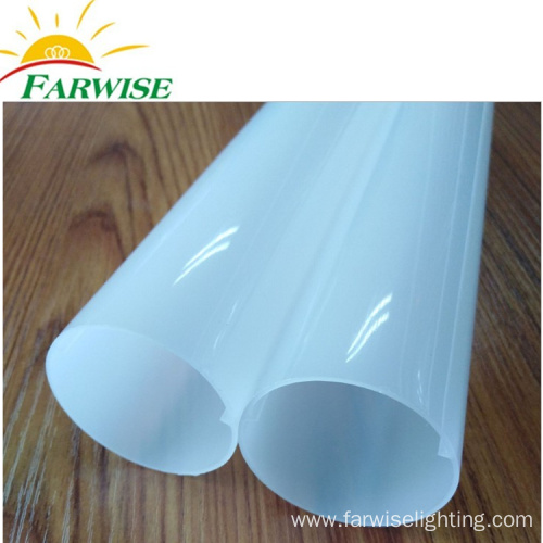 specialized custom white opal plastic LED tube housing